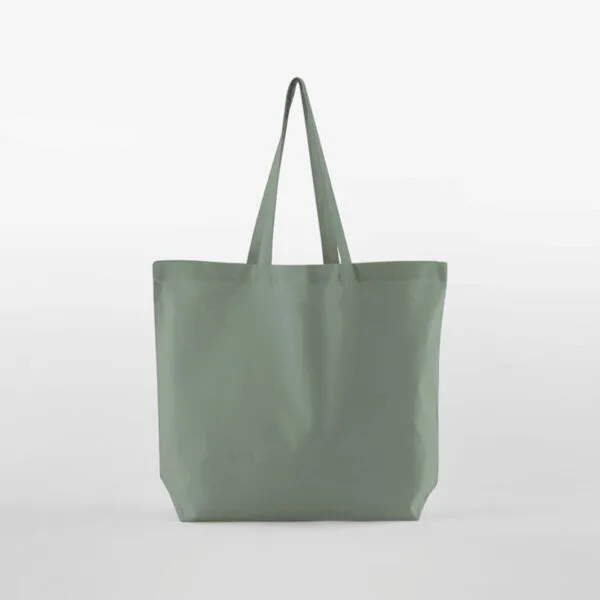 Westford Mill Westford Mill große Baumwolltasche Shopper Einkaufstasche Maxi, Grün (dusty), – Produktbild 1 von 2