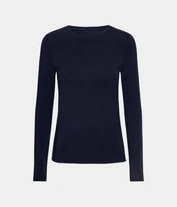 Copenhagen Bamboo Langärmeliges Bambus-T-Shirt in Marineblau – Produktbild 1 von 1