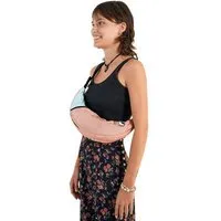 Ticket to the Moon Ticket to the Moon upcycled Bauchtasche/Crossbody Umhängetasche "Sling Bag", Peach-cloud, – Produktbild 1 von 1