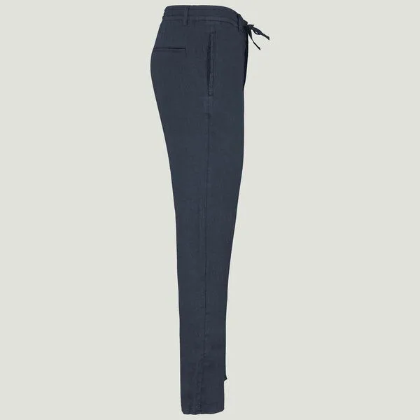 YTWOO YTWOO Herren Leinenhose, Navy, – Produktbild 3 von 4