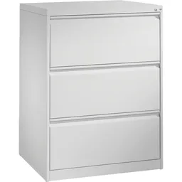 C+P C+P Hängeregistraturschrank zweibahnig, 3 Schubladen, lichtgrau/lichtgrau – Produktbild 1 von 1