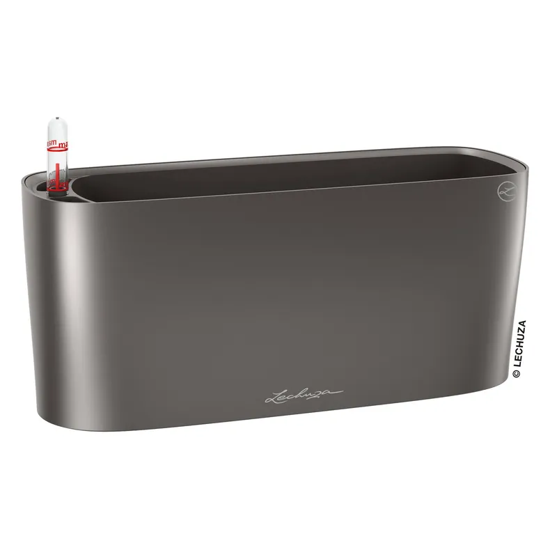 Lechuza® Lechuza® 'Delta 10', anthrazit, ca. 30 x 11 x H 13 cm, Grau, – Produktbild 1 von 1