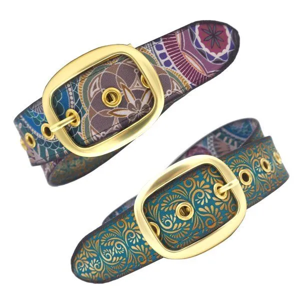 Seegarn Seegarn - Gürtel / Wendegürtel SeeLiebe 4cm, Gold, – Produktbild 1 von 4