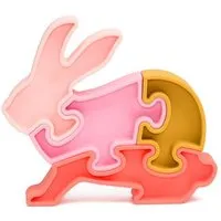 PETIKIDS PETIKIDS Montessori-Lernspielzeug – 3D-Puzzle „Hase“ aus Silikon – Lernspielzeug – Produktbild 1 von 1