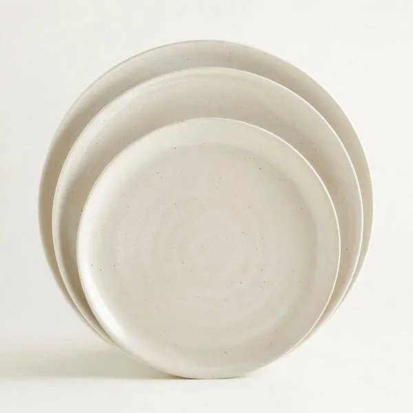 onomao onomao Großer Teller (M) - Traditionell, Naturweiß, – Produktbild 4 von 4