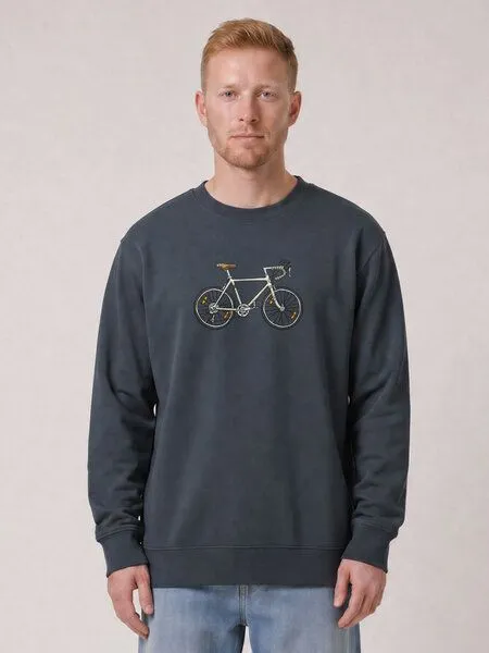 watapparel watapparel Sweatshirt Unisex Doodle Bike, India ink grey, – Produktbild 2 von 2