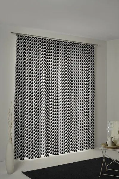 Nature by Adam Nature by Adam Vorhang aus 100% Bio-Baumwolle - Made in Germany - Circles, Grau, – Produktbild 5 von 7