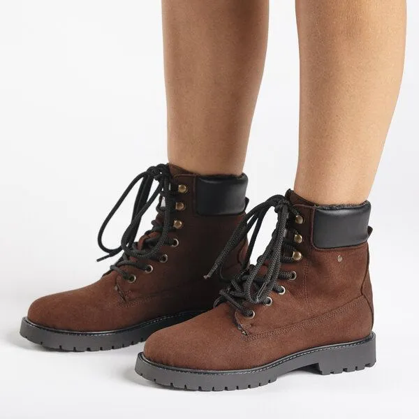 Nae Vegan Shoes Nae Vegan Shoes NAE Gadea - vegane, warme Mountain- Boots, Brown, – Produktbild 3 von 4