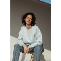 Kultgut Kultgut Artdesign - Biofair- Pulloversweater im Boxistyle / Ocean Treasure, Hellblau, – Produktbild 1 von 1