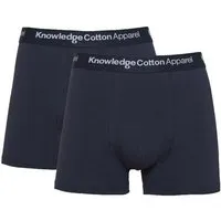 KnowledgeCotton Apparel KnowledgeCotton Apparel Underwear 2Pack, Dunkelblau (total eclipse), – Produktbild 1 von 1