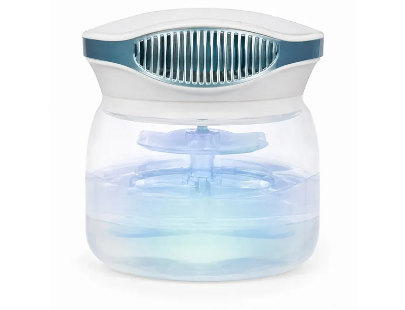 winwinCLEAN winwinCLEAN Luftreiniger MASTER Bowl Raumluftreiniger mit Wasserfilter FreshAirPurifier, für 80 m² Räume, Reinigungsgerät/Neutralisierer/Aroma-Raumdeodosierer/Geruchsentferner, Blau|weiß, – Produktbild 2 von 5