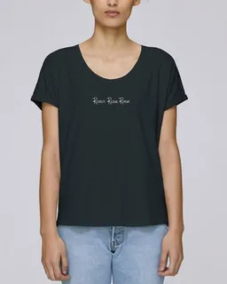 Human Family Human Family Oversize Damen T-Shirt - Relaxing "Respect" – Produktbild 1 von 1