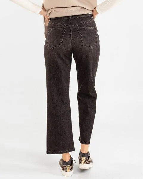 Alma & Lovis Alma & Lovis Jeans aus Bio-Baumwolle | Loose Jeans, Anthra, – Produktbild 2 von 4