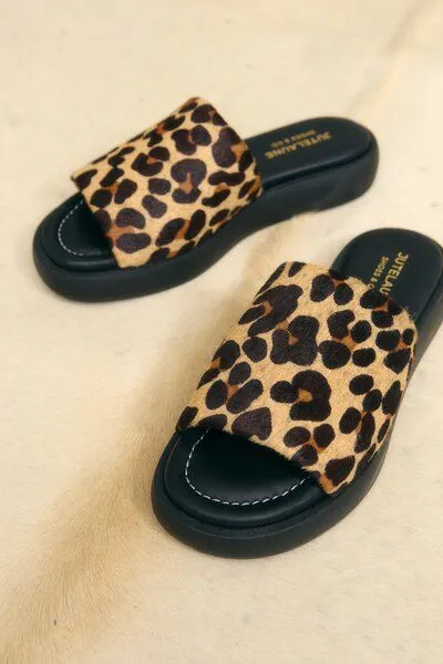 Jutelaune Jutelaune Emilie Leopard Sandals, Zebra, – Produktbild 1 von 3