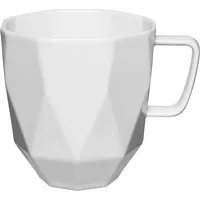 Mahlwerck Mahlwerck Porzellantasse 'Poly' weiß, 400 ml – Produktbild 1 von 1