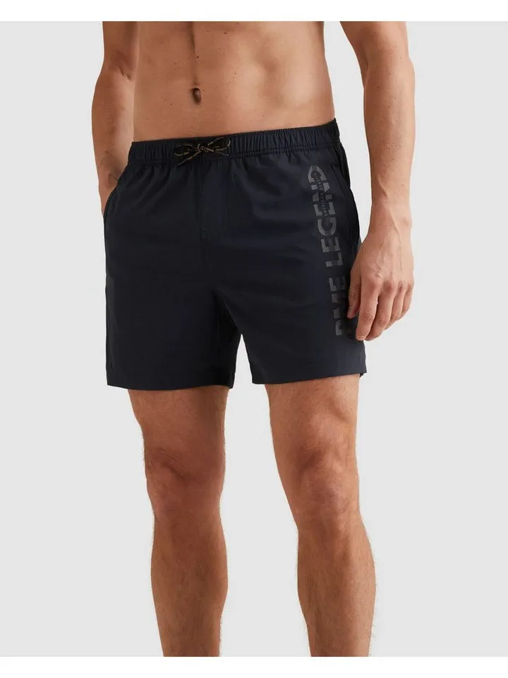 PME Legend PME Legend Badeshorts AIRFRAME SWIMSHORTS BIG LOGO PRINT, Blau, – Produktbild 3 von 5
