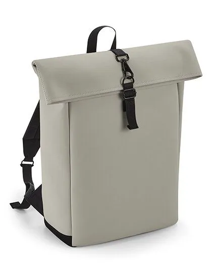 BagBase BagBase Matt beschichteter Rolltop Laptop Rucksack wasserabweisend, Beige (clay), – Produktbild 2 von 2