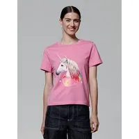 watapparel watapparel T-Shirt Frauen Flash, the unicorn, Bubble pink, – Produktbild 1 von 1