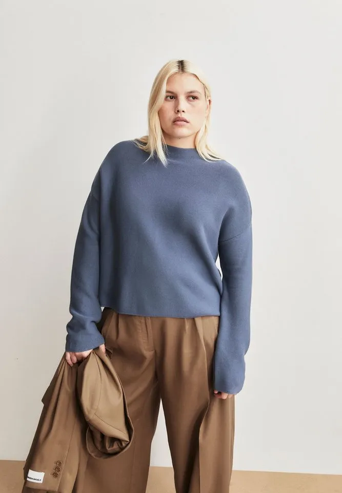 ARMEDANGELS ARMEDANGELS Strickpullover MERINAA LINKS LINKS Loose Fit, Blau, – Produktbild 5 von 5