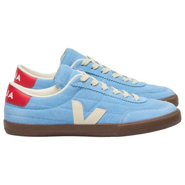 Veja Veja Damen-Sneaker Panenka Suede Aqua Pierre Bark – Produktbild 1 von 3