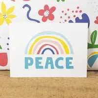 Bow & Hummingbird Bow & Hummingbird Postkarte Peace – Produktbild 1 von 1