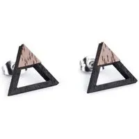 BeWooden BeWooden Holzohrringe Trill – handgefertigter, nachhaltiger Schmuck mit geometrischem Design – Produktbild 1 von 1