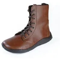 Fairticken Fairticken Vegane Barefoot Stiefel BOGADO gefüttert mit Reißerverschluß (Microfaser), Braun, – Produktbild 1 von 1