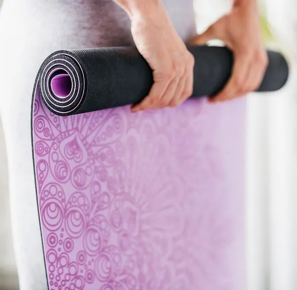 DIYogi DIYogi Yogamatte Naturkautschuk, Lila, – Produktbild 2 von 4