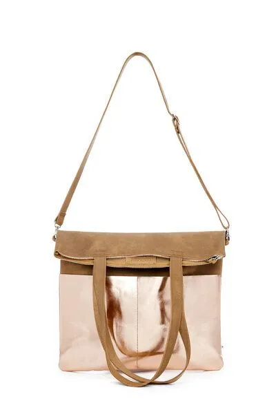 ELEKTROPULLI Ledertasche MARA von ElektroPulli, Braun/kupfer, – Produktbild 4 von 4