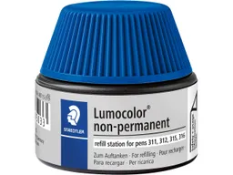Staedtler STAEDTLER Nachfülltinte für Universalstift "Lumocolor" wasserlöslich, blau – Produktbild 1 von 1