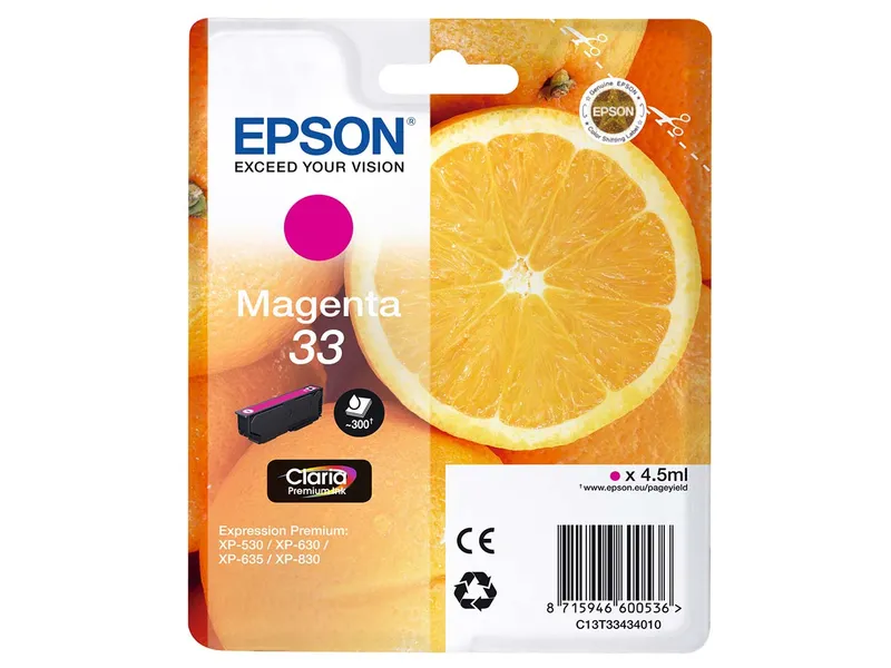 Epson Epson Tintenpatrone T3343/ 33 magenta – Produktbild 2 von 2