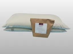 Lotus Design® Lotus Design® 2er Set Bio Hirsekissen 40x80 cm – Natur Kopfkissen mit Bio Hirsespelzen inkl. Nachfüllreserve – Produktbild 1 von 1