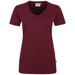 HAKRO HAKRO V-T-Shirt Mikralinar Damen #181 Gr. XS weinrot – Produktbild 1 von 1