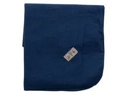Lilano Lilano Babydecke Bio-Merinowolle Seide marine 80 x 90 cm – Produktbild 1 von 1