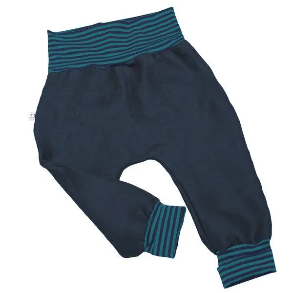 Frija Omina Frija Omina Mitwachsende Bio-Hanfhose, Indigo (blau), – Produktbild 2 von 2