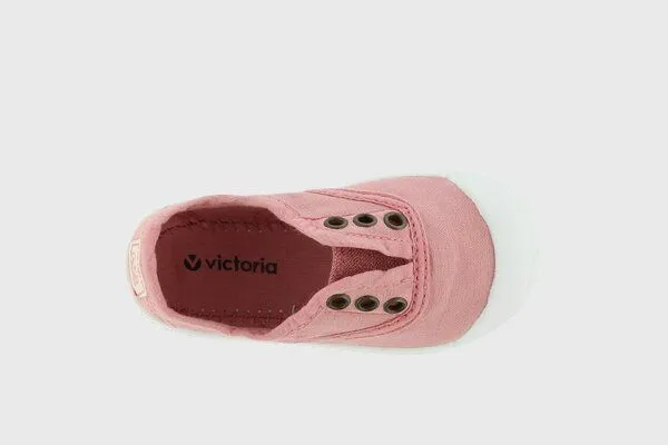 Victoria Victoria vegane Kinder-Schlüpfsneaker – Tintada de Lona, Nude (rosa), – Produktbild 4 von 4