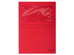 Exacompta 25 Exacompta Fenstermappen "Forever" Kleinpack rot – Produktbild 1 von 1