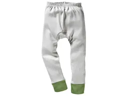HANS NATUR Kinder Unterhose lang Bio-Baumwolle grau Gr. 110/116 – Produktbild 1 von 1