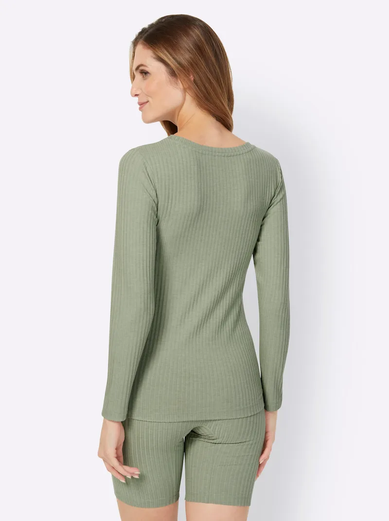 wäschepur Shirt lindgrün, Lindgrün, – Produktbild 1 von 2
