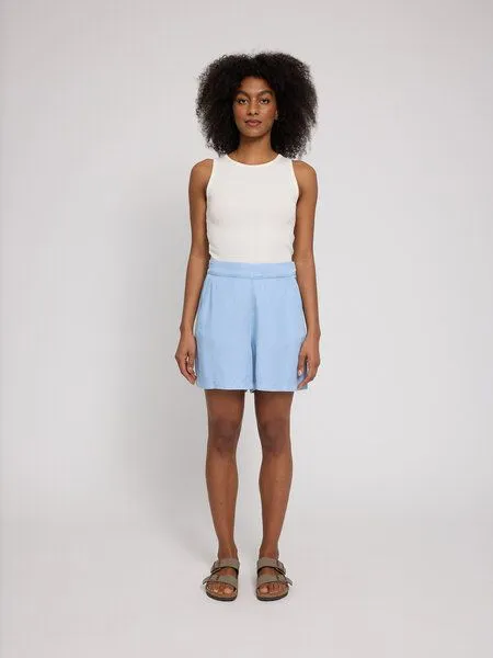 Mazine Mazine Shorts Tencel, Light blue wash, – Produktbild 4 von 4