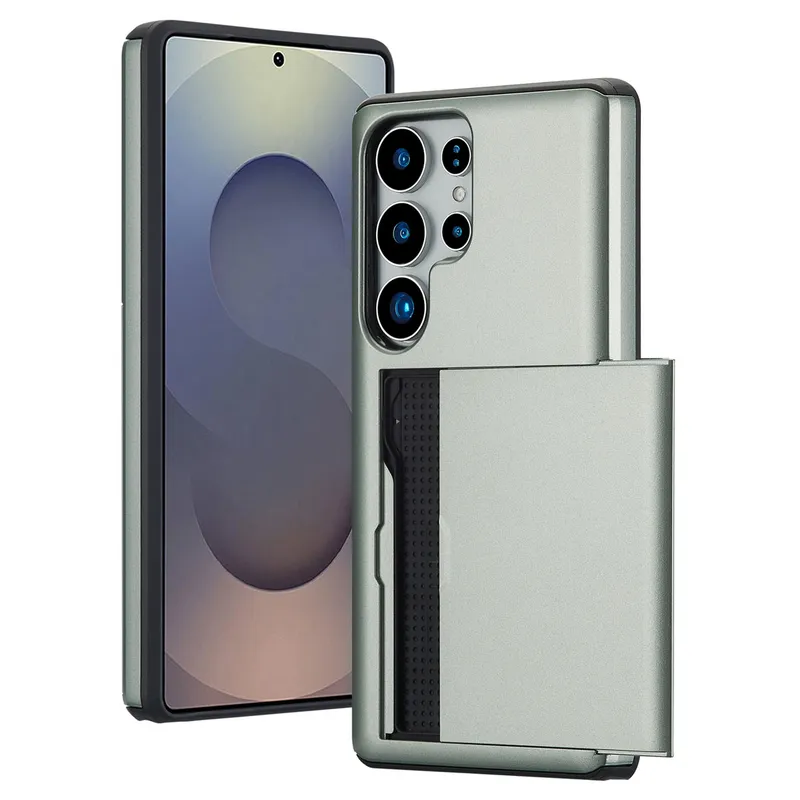 imoshion imoshion Backcover mit Kartenfach für das Samsung Galaxy S25 Ultra, Grün, – Produktbild 1 von 1