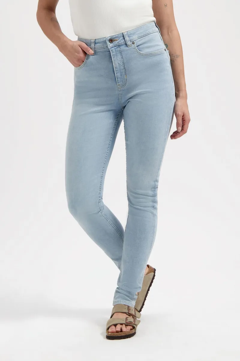Kuyichi Kuyichi Damen vegan Jeans Carey High Rise Skinny Himmelblau, Hellblau, – Produktbild 2 von 2