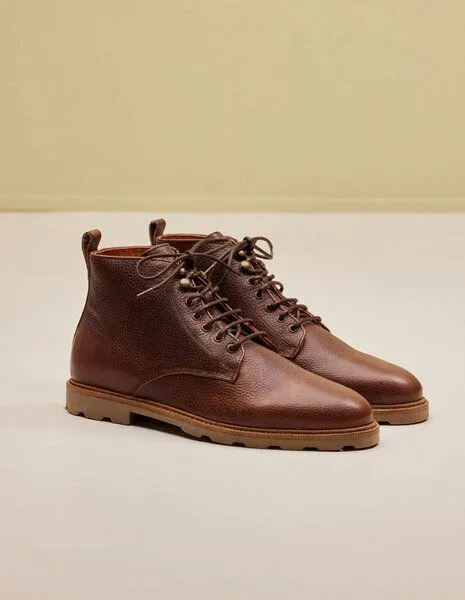 M.Moustache M.Moustache Low Boot Eugene, Brown grained (braun), – Produktbild 3 von 8