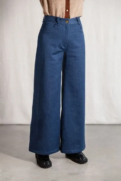 Jyoti - Fair Works Jyoti - Fair Works Bio-Baumwolldenim Hose Tarani, Denim, – Produktbild 2 von 4
