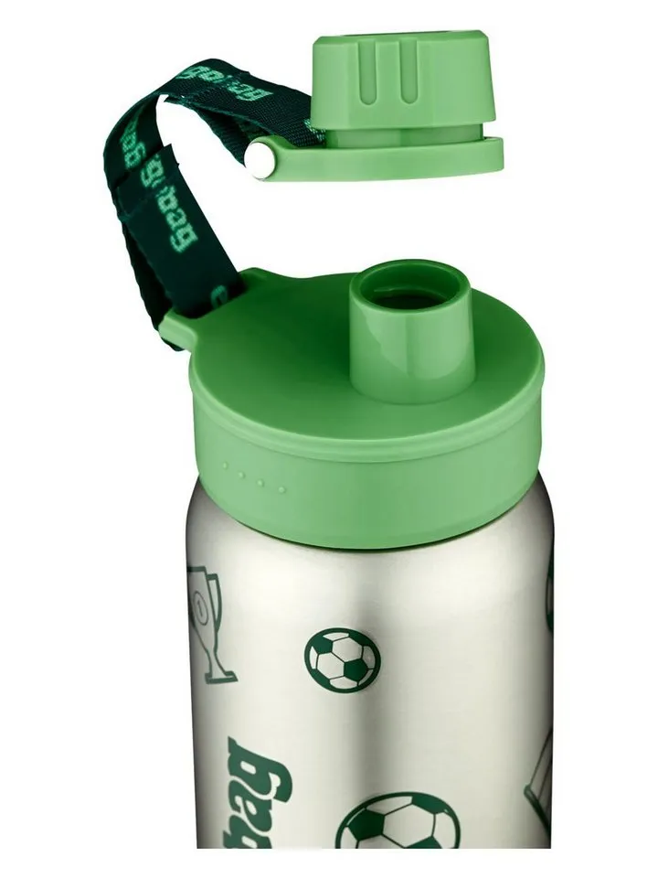 Ergobag Ergobag Trinkflasche Edelstahl Trinkflasche, auslaufsicher und kohlensäuregeeignet, Grün, – Produktbild 5 von 9