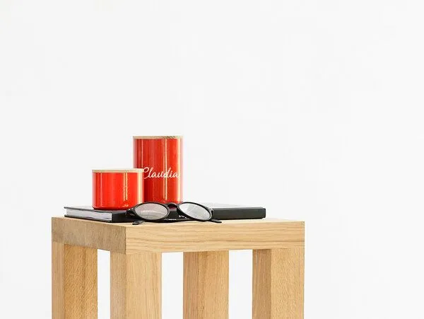 werkvoll by Lena Peter werkvoll by Lena Peter Recycling Feuerlöscher Namensdose FIRE, Rot, – Produktbild 2 von 4