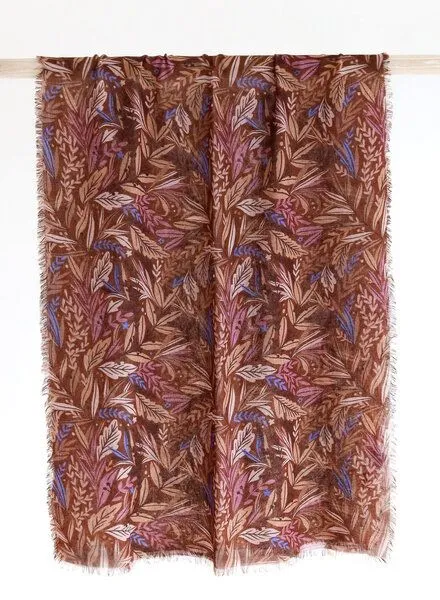 Djian Djian Schal aus Merino-Wolle – PARADISE – mulesingfrei, Braun, – Produktbild 3 von 3