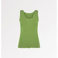 CASAGiN CASAGiN Gerafftes Tanktop mit weiten Schultern aus TENCEL, Grün, – Produktbild 1 von 1