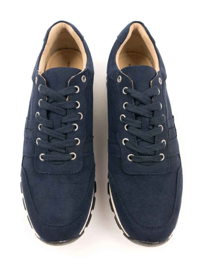 Will's Vegan Store Will's Vegan Store Herren vegan Sneaker Milan Dunkelblau, Dunkelblau, – Produktbild 2 von 2