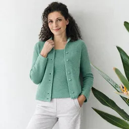 Kokon Zwo Kokon Zwo Perlmutt Strickjacke 100% Merinowolle (kbT) – Produktbild 1 von 1